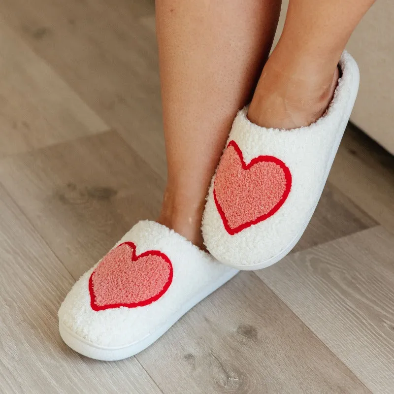 Big Heart Cozy Slippers