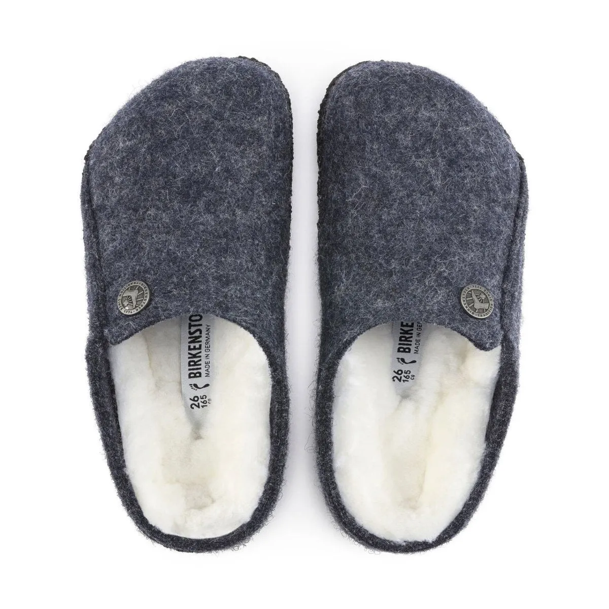 Birkenstock Kid's Zermatt Dark Blue Shearling