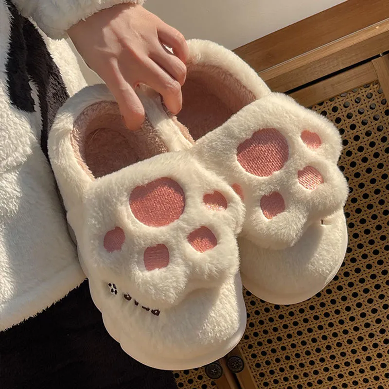 Cat Paw Cotton Slippers - Kimi