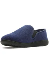 Clarks King Ease Navy mens slipper