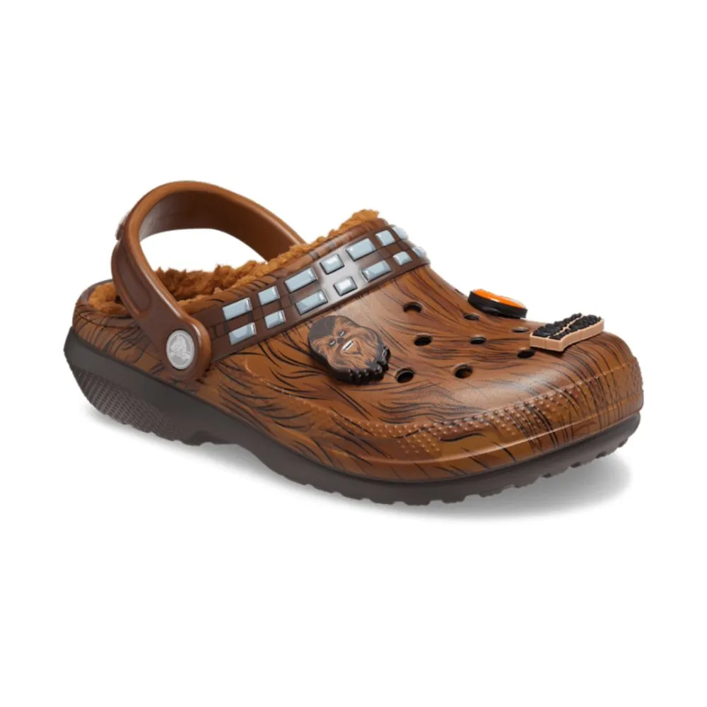 Crocs Adult Unisex Star Wars Chewbacca Classic Lined Clog - Espresso