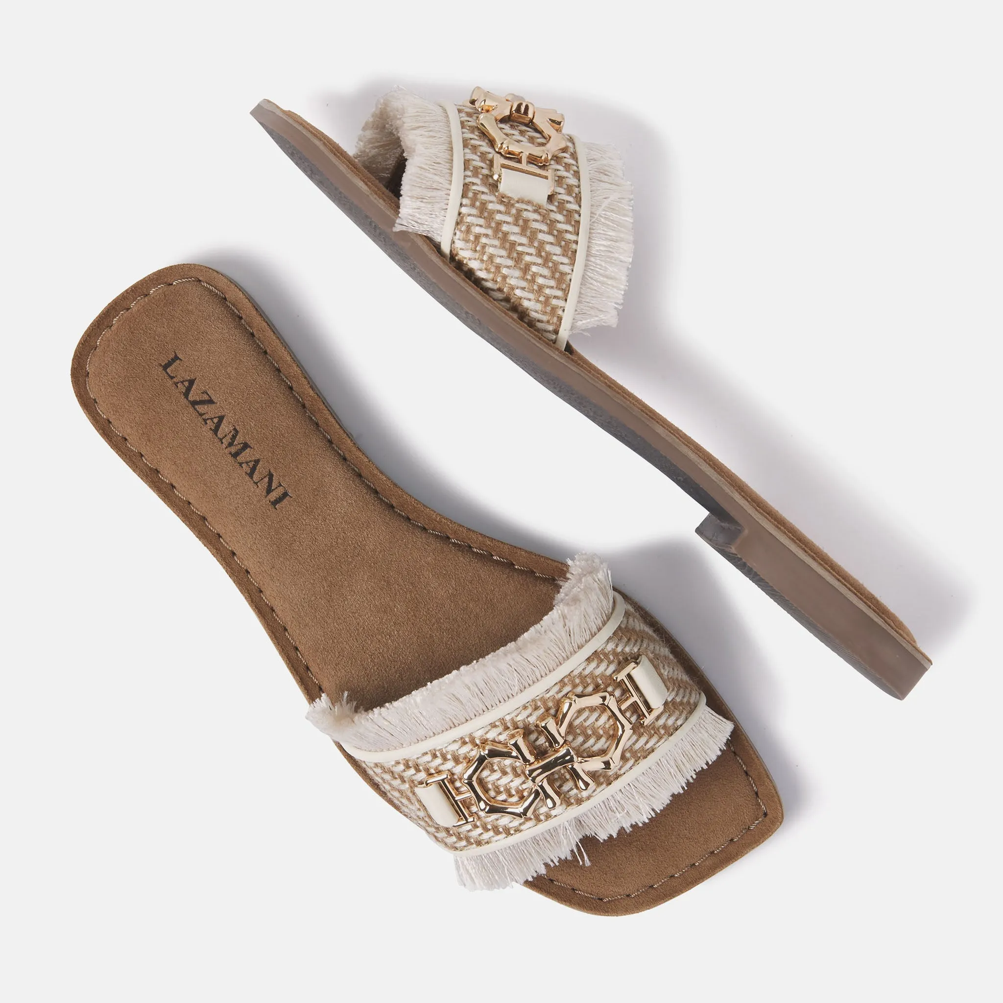 Dames Slippers 75.362 Beige