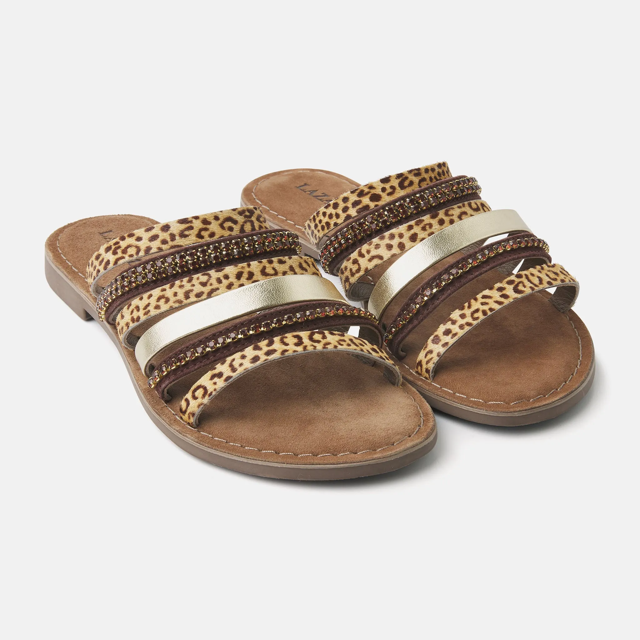 Dames Slippers 75.532 Leopard