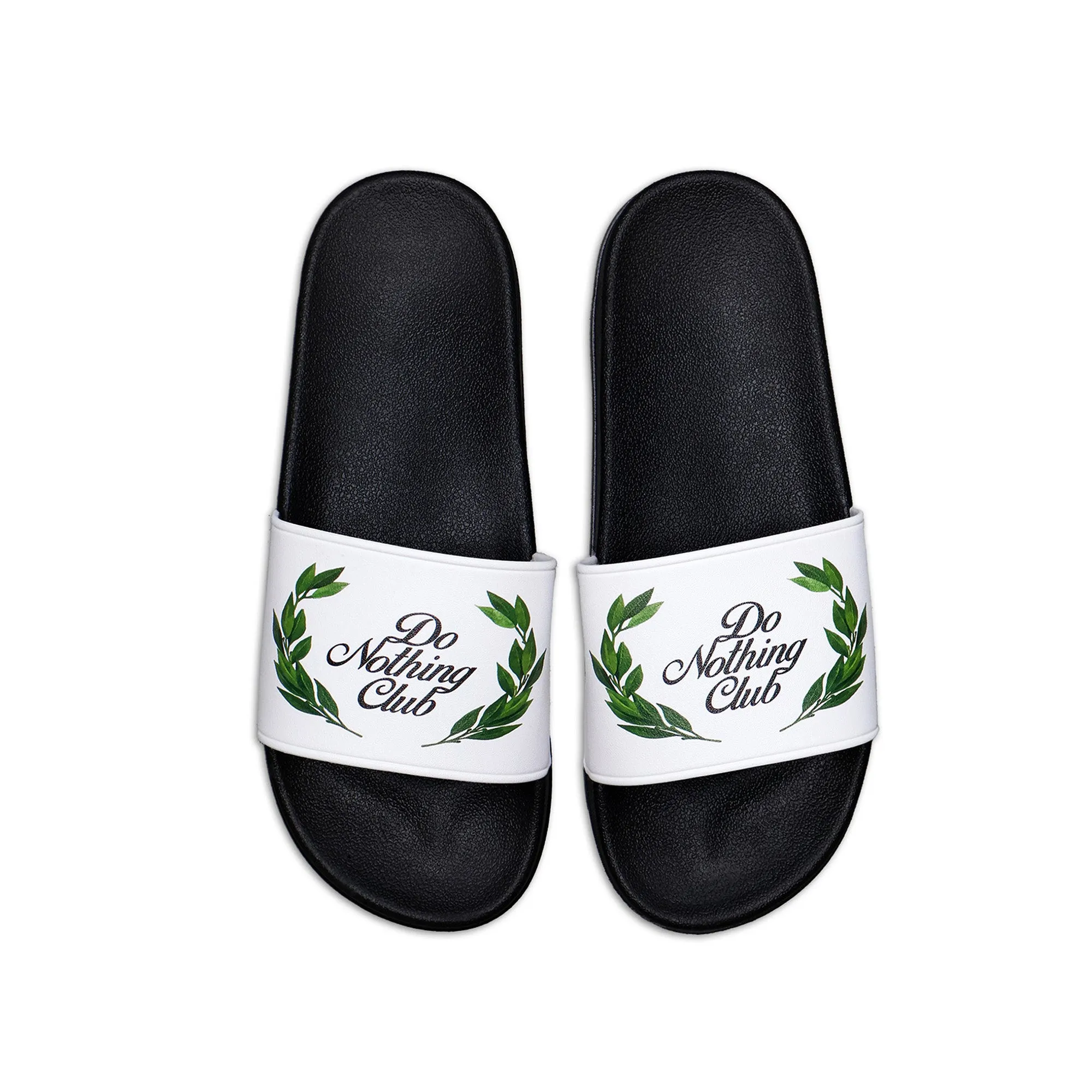 Do Nothing Club Slippers - Black