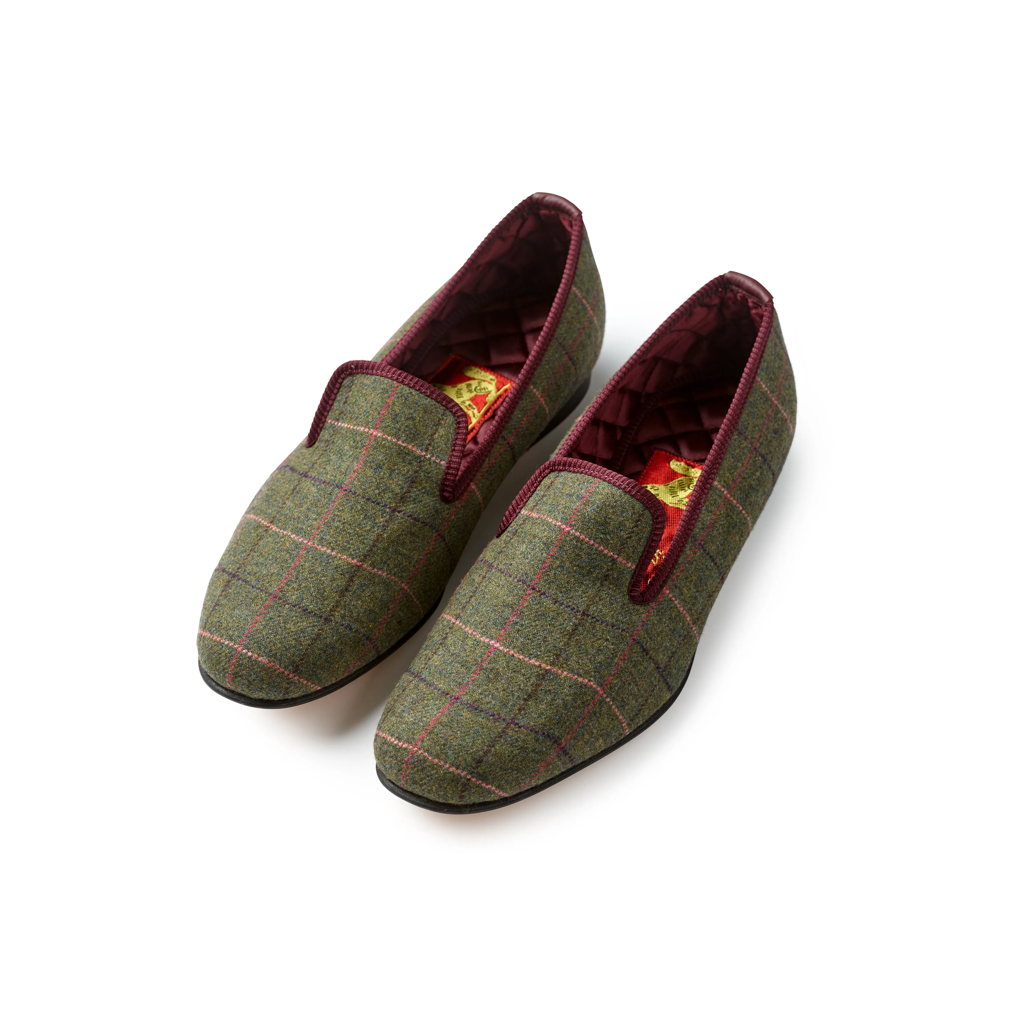 Fox Exmoor Check Ladies Albert Slippers