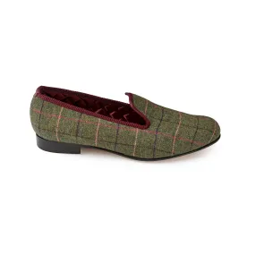 Fox Exmoor Check Ladies Albert Slippers