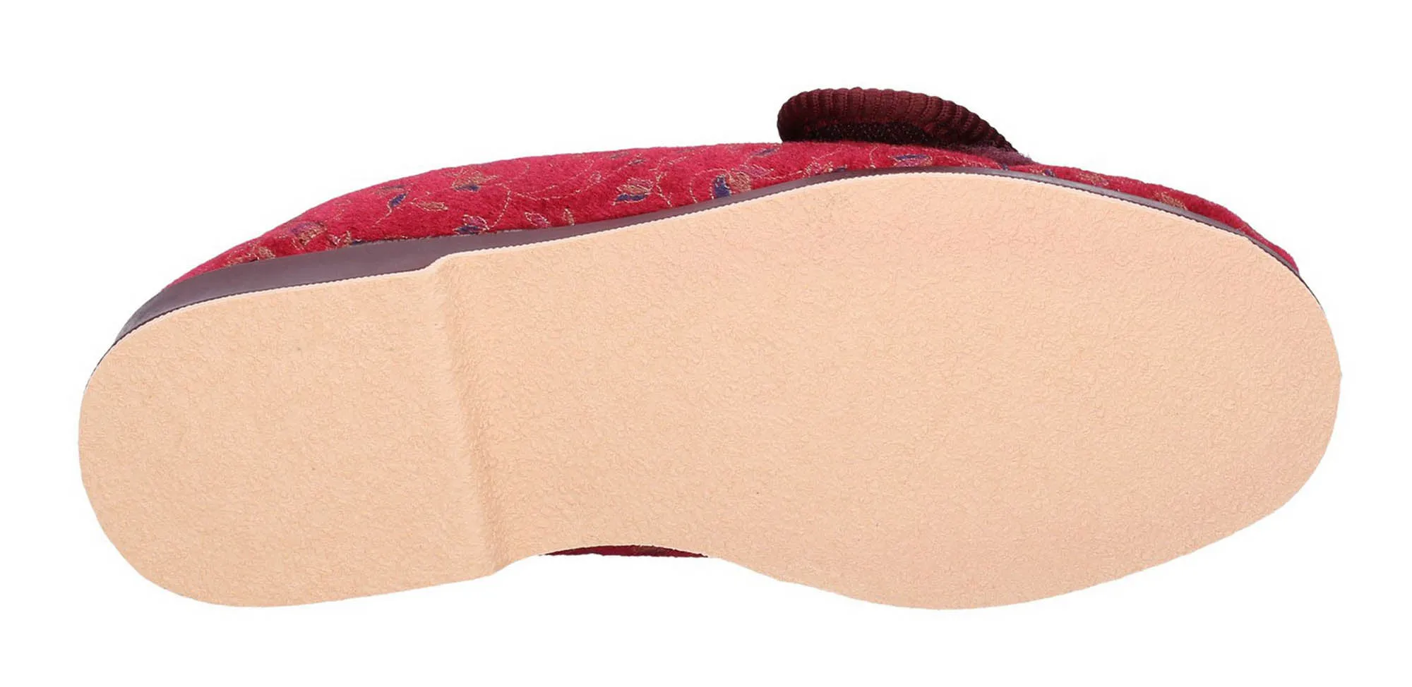 GBS Nola Womens Extra Wide Fit Touch Fastening Slipper