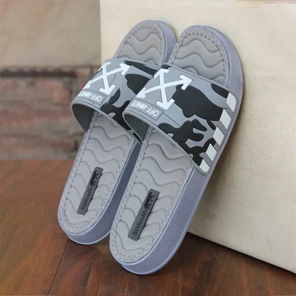 Grey Soft Slippers for Men