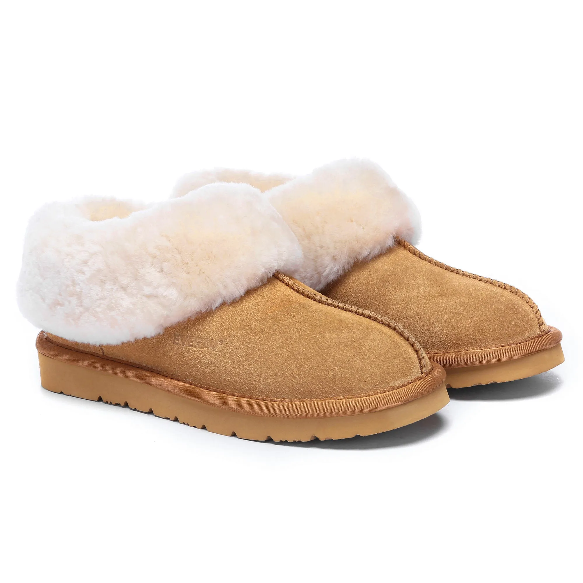 Homey Sheepskin Winter Slippers