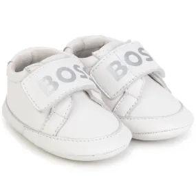 Hugo Boss Baby Leather Shoes_ White J99109-10B