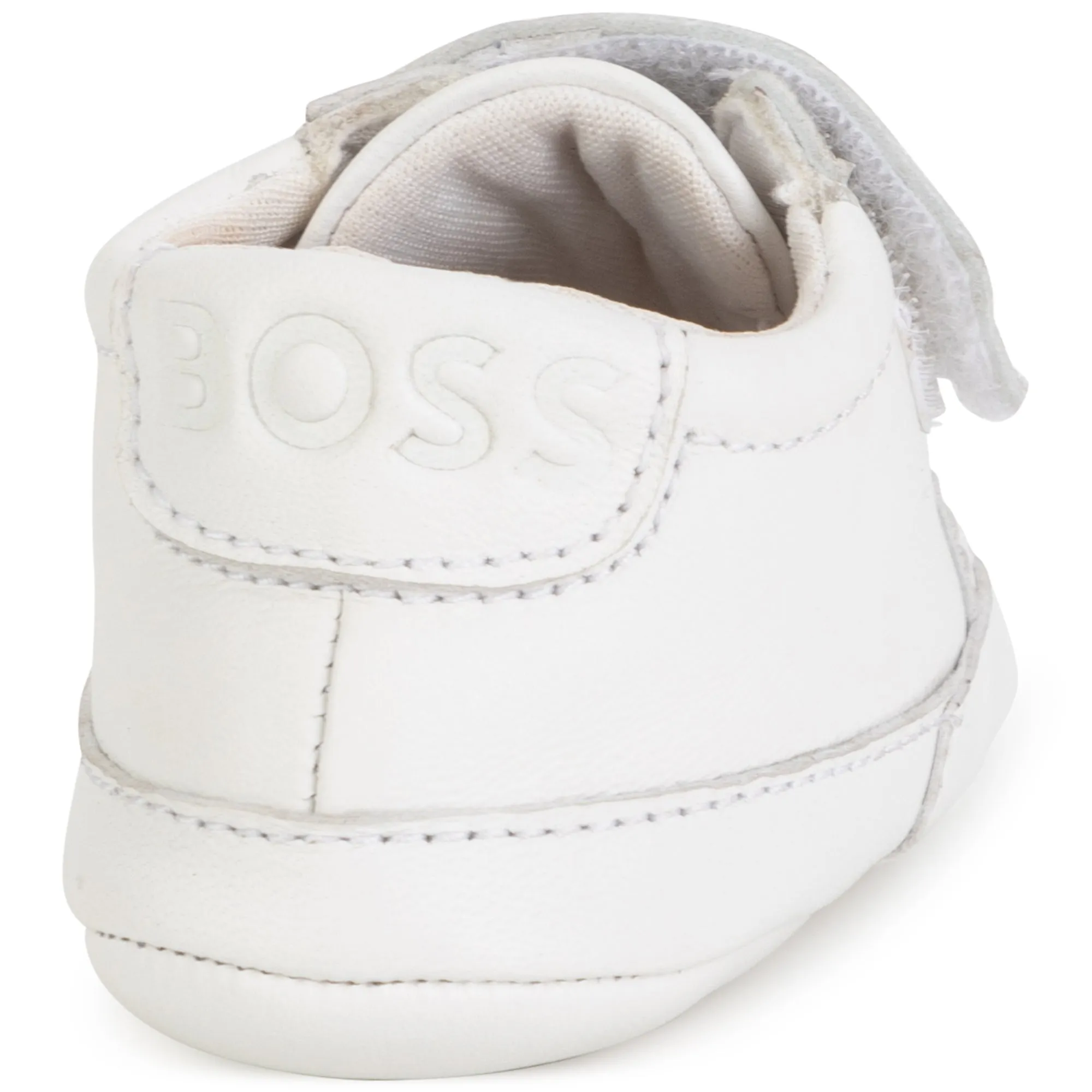 Hugo Boss Baby Leather Shoes_ White J99109-10B