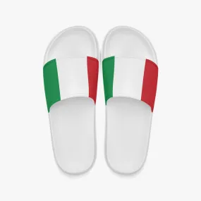 Italy Flag Themed Comfortable Slippers for Men and Women - Stylish Flip Flops for Home and Outdoor Use