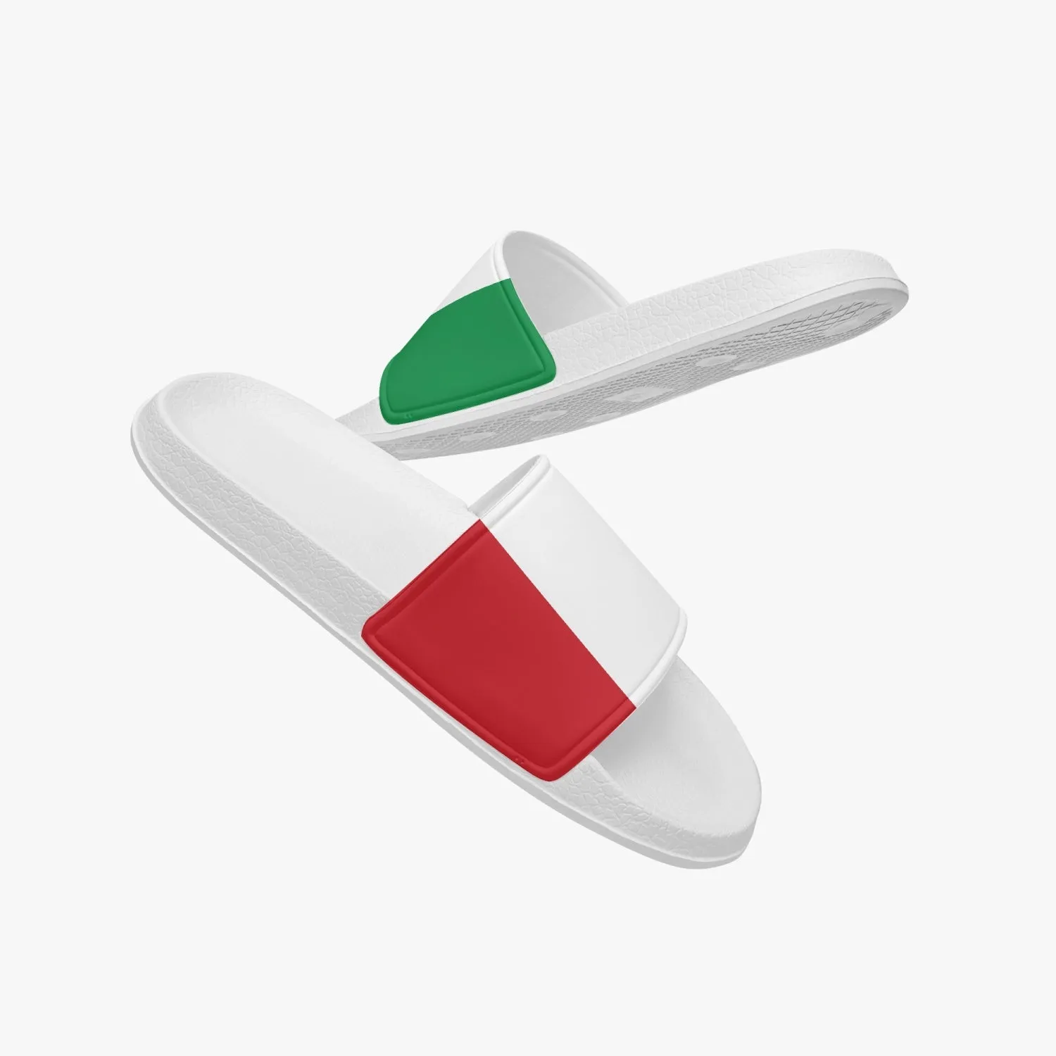 Italy Flag Themed Comfortable Slippers for Men and Women - Stylish Flip Flops for Home and Outdoor Use