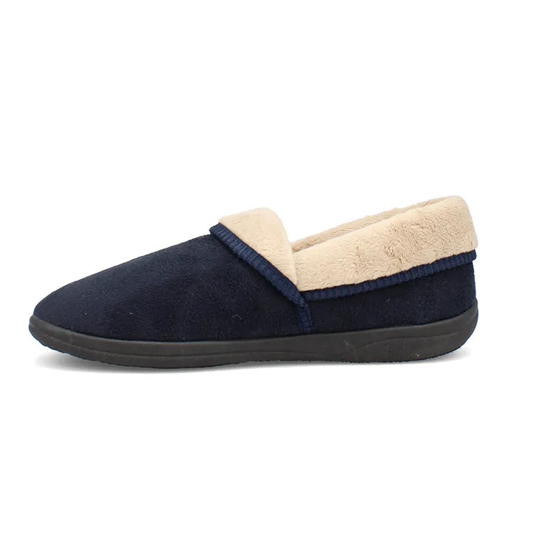 Kareem Women's Faux Fleece Velour Slipper