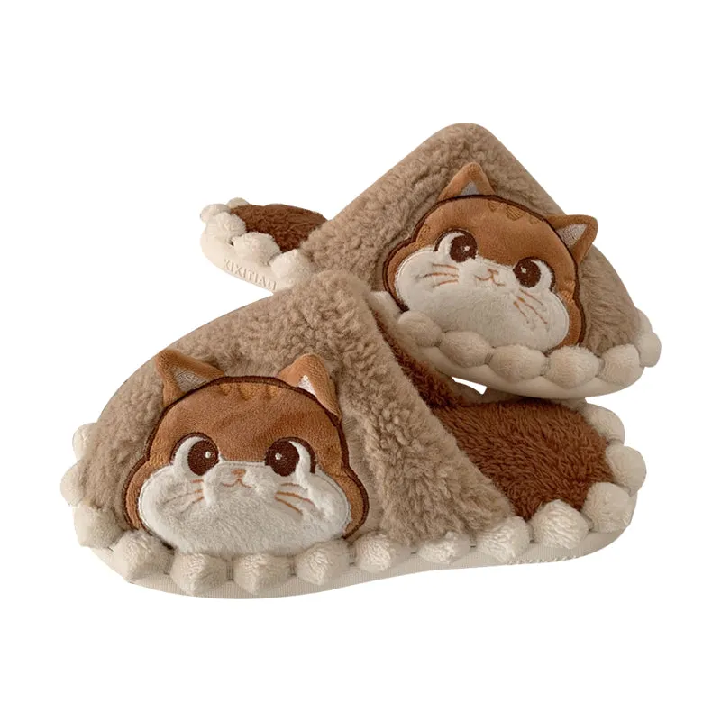 Kawaii Cat Kitty Face Homewear Slippers MK19387