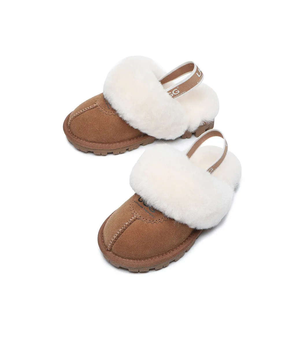 Kid’s Banded Scuff UGG Slippers