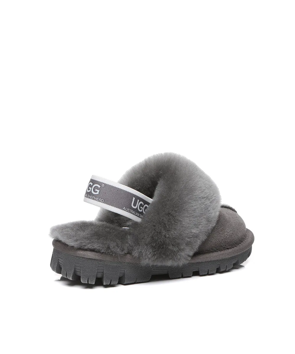 Kid’s Banded Scuff UGG Slippers