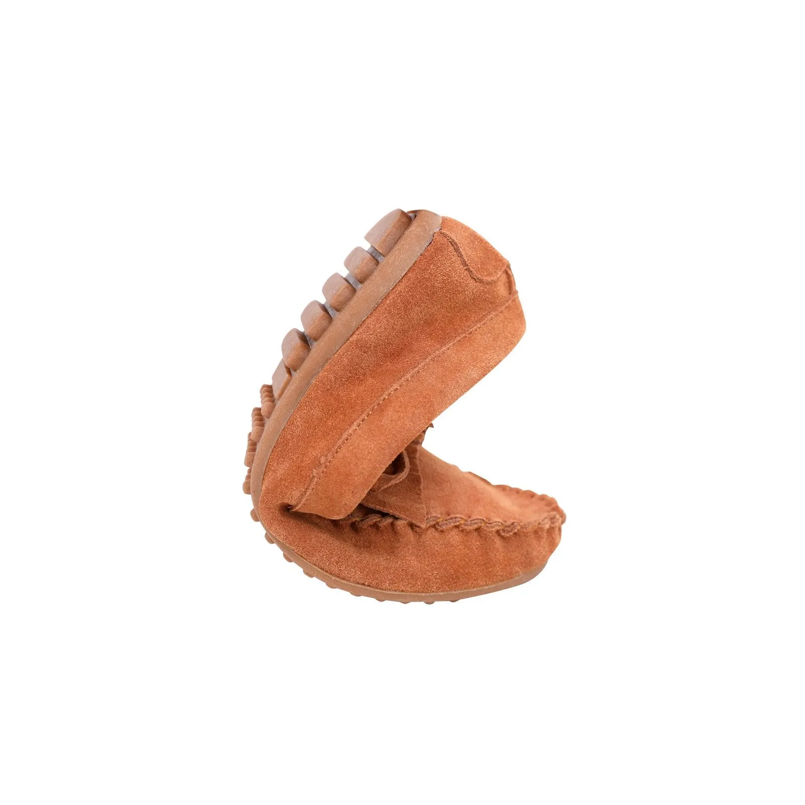 Leather Suede Moccasin Slipper