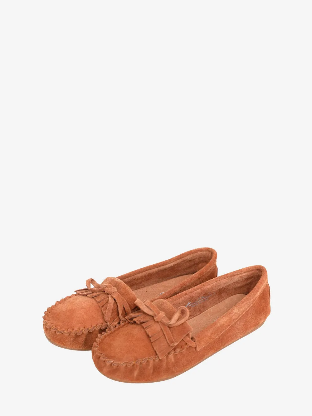 Leather Suede Moccasin Slipper