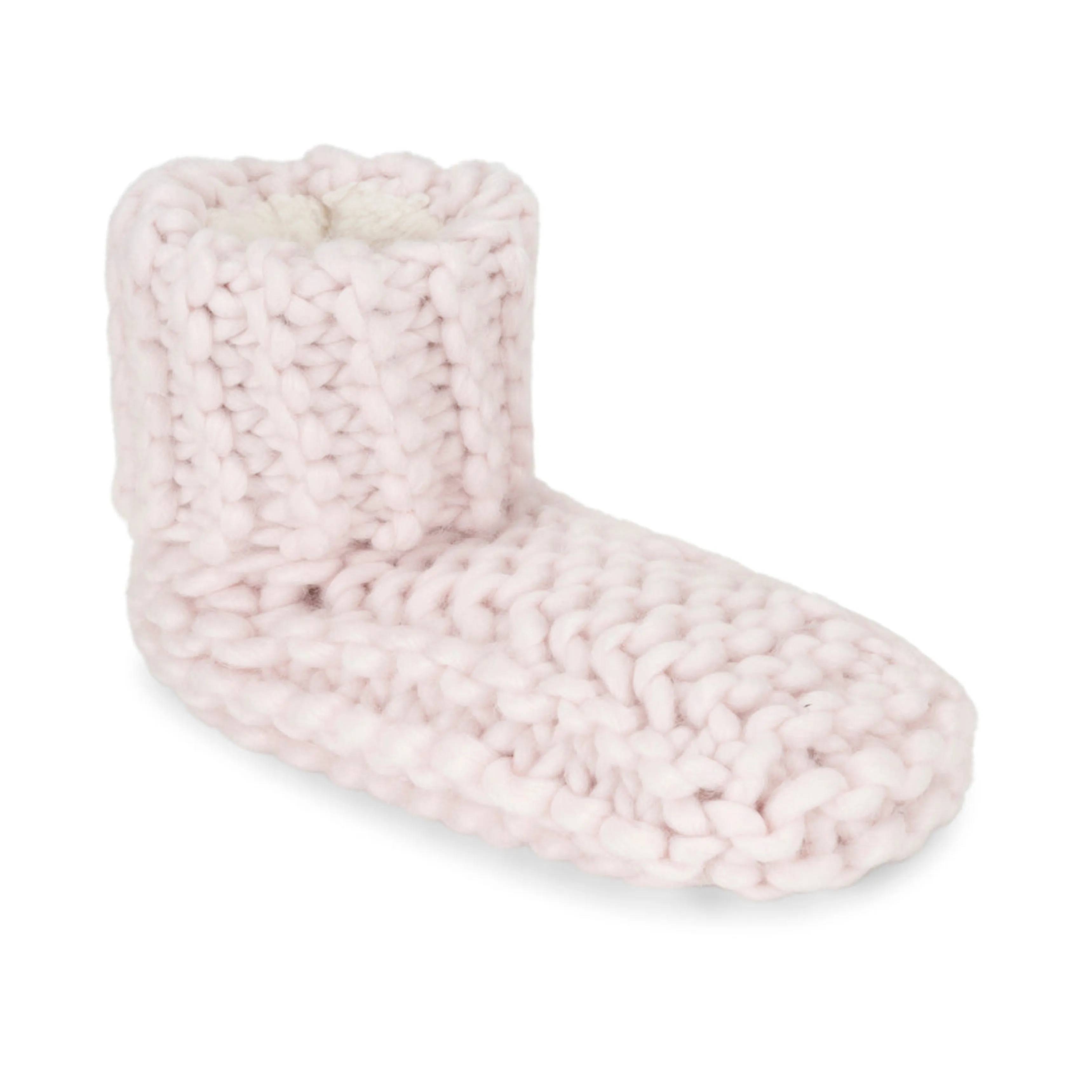 LEMON LOUNGEWEAR Cabin Cuffed Knit Slippers