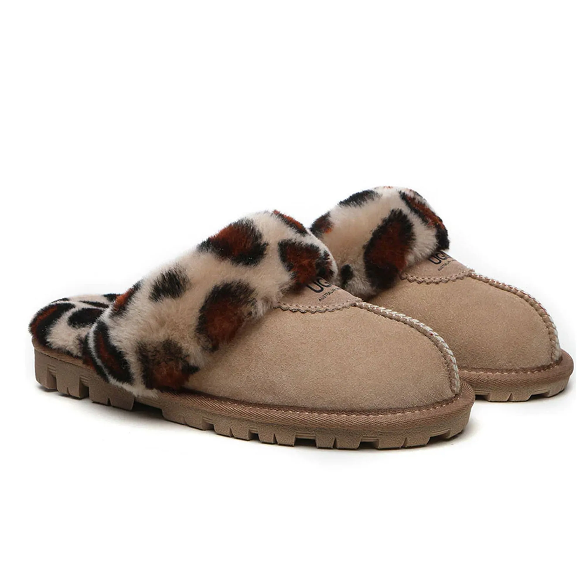 Leopard Print UGG Slippers