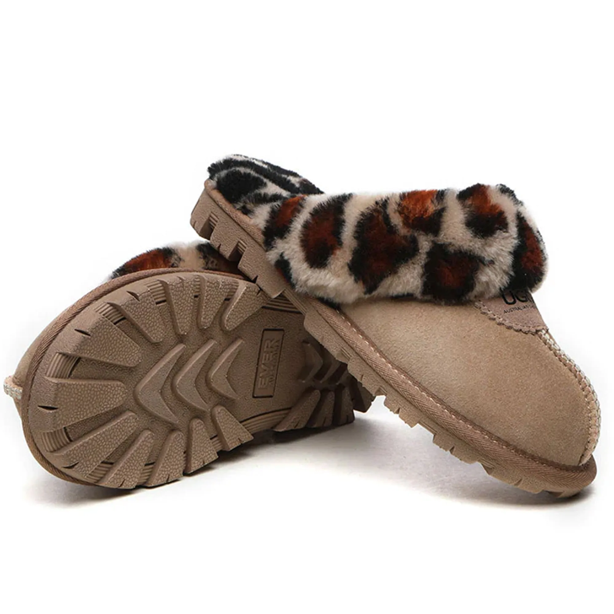 Leopard Print UGG Slippers