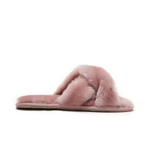 Luna - Premium Sheepskin Crossover Women's Slippers