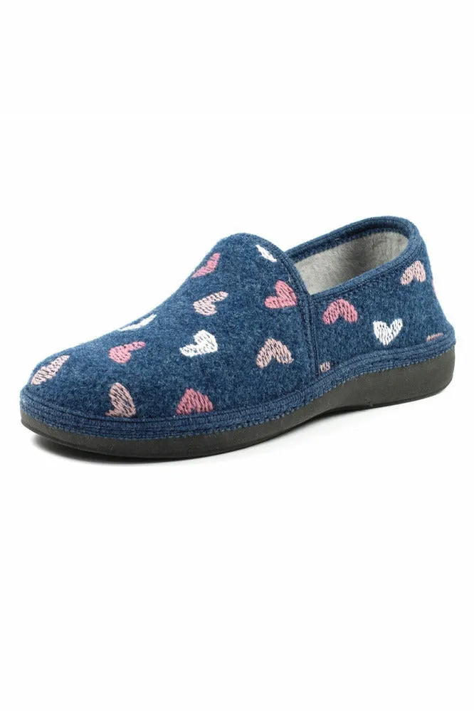 Lunar Ladies Slippers KLS 121 Everett in Blue