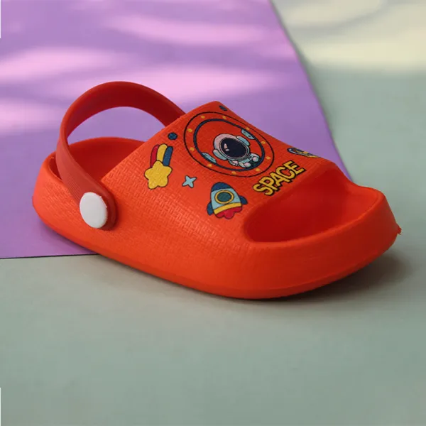 Orange Baby Crocs Slippers for Baby Boy