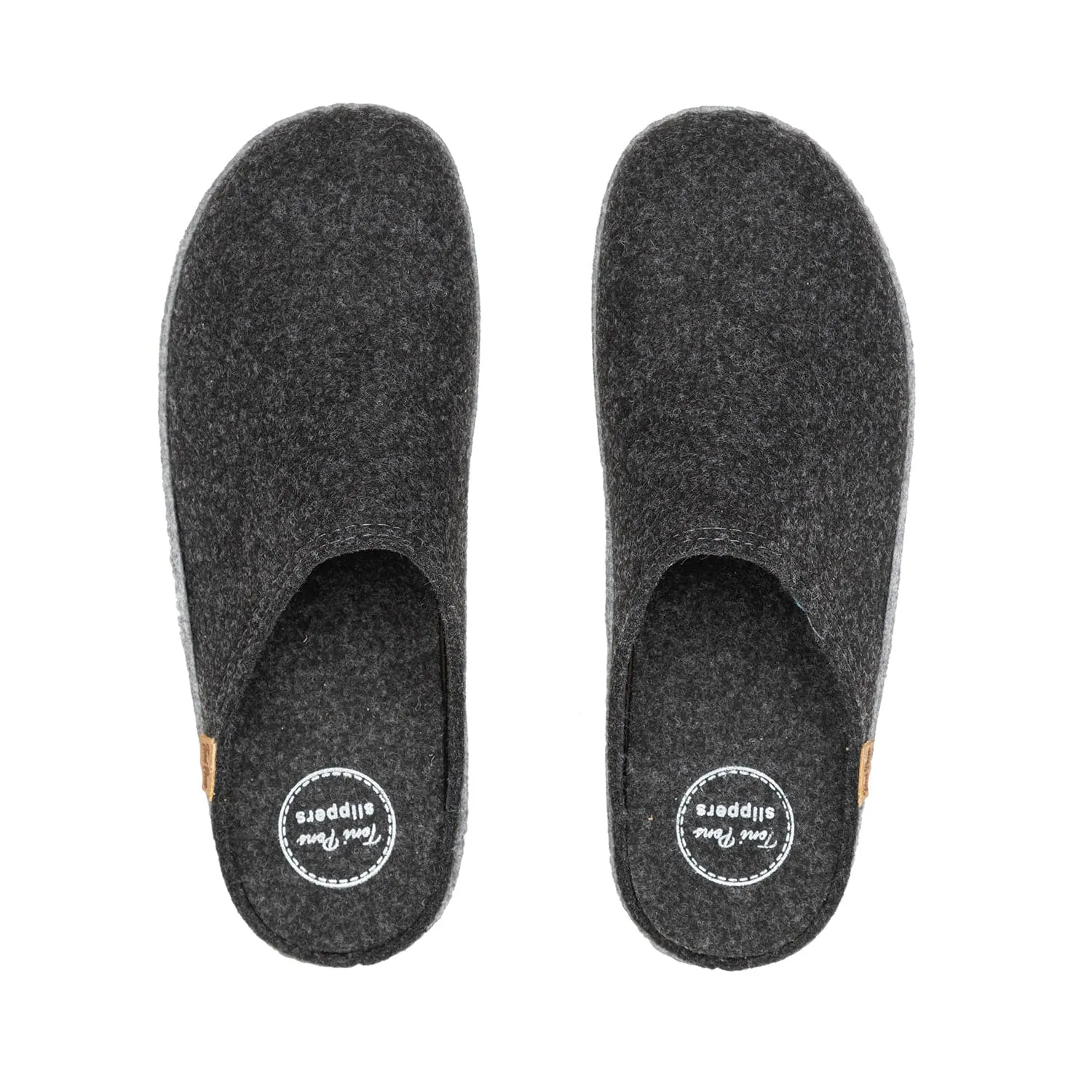 Plain Felt Slippers for Men - Nolan-FR