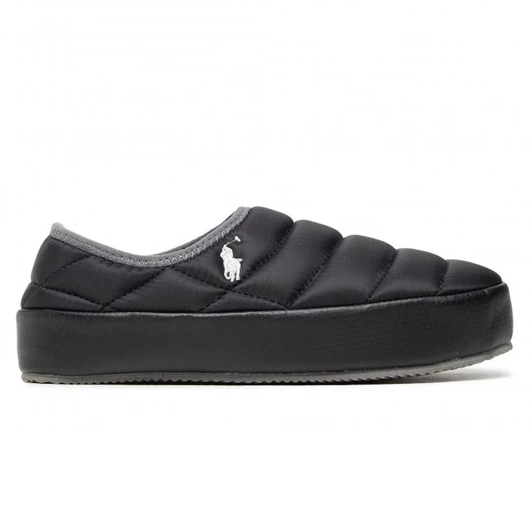 Ralph Lauren Black Maxon Black Mens Slippers