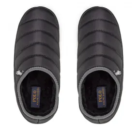 Ralph Lauren Black Maxon Black Mens Slippers