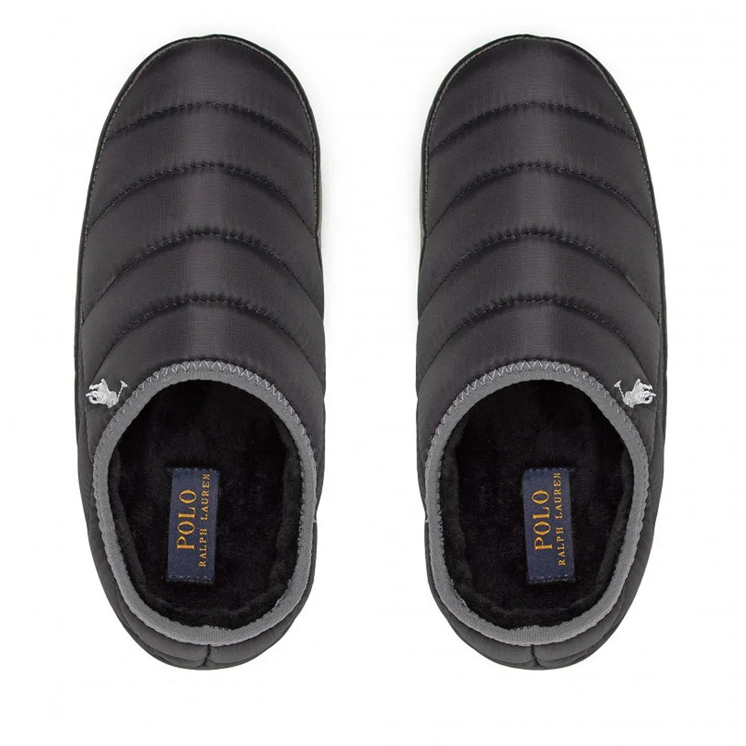 Ralph Lauren Black Maxon Black Mens Slippers