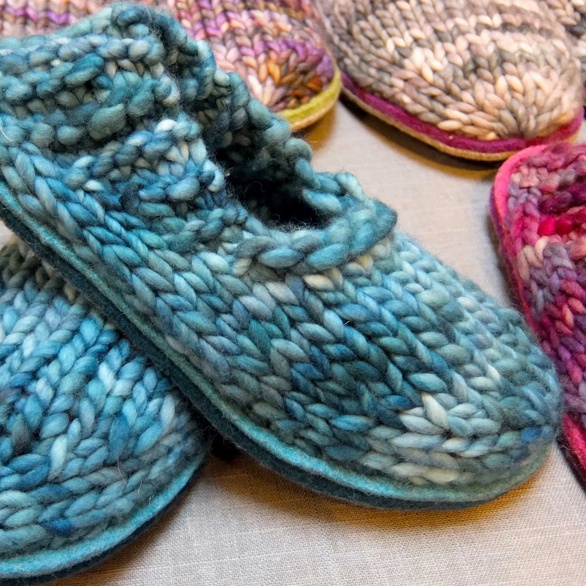 Sam Slipper Kit WITHOUT the yarn