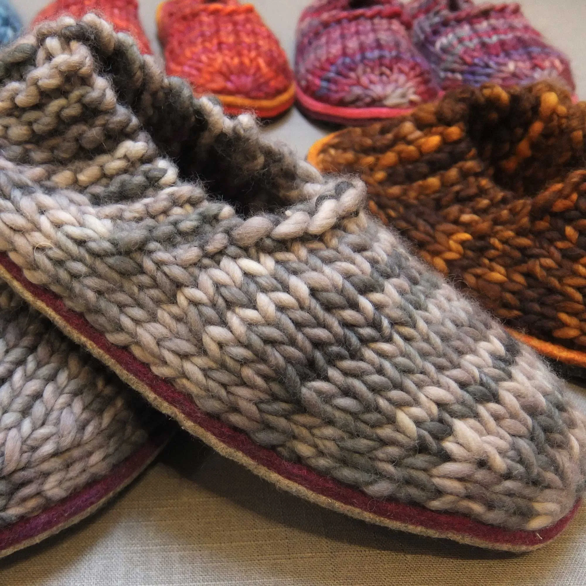 Sam Slipper Kit WITHOUT the yarn