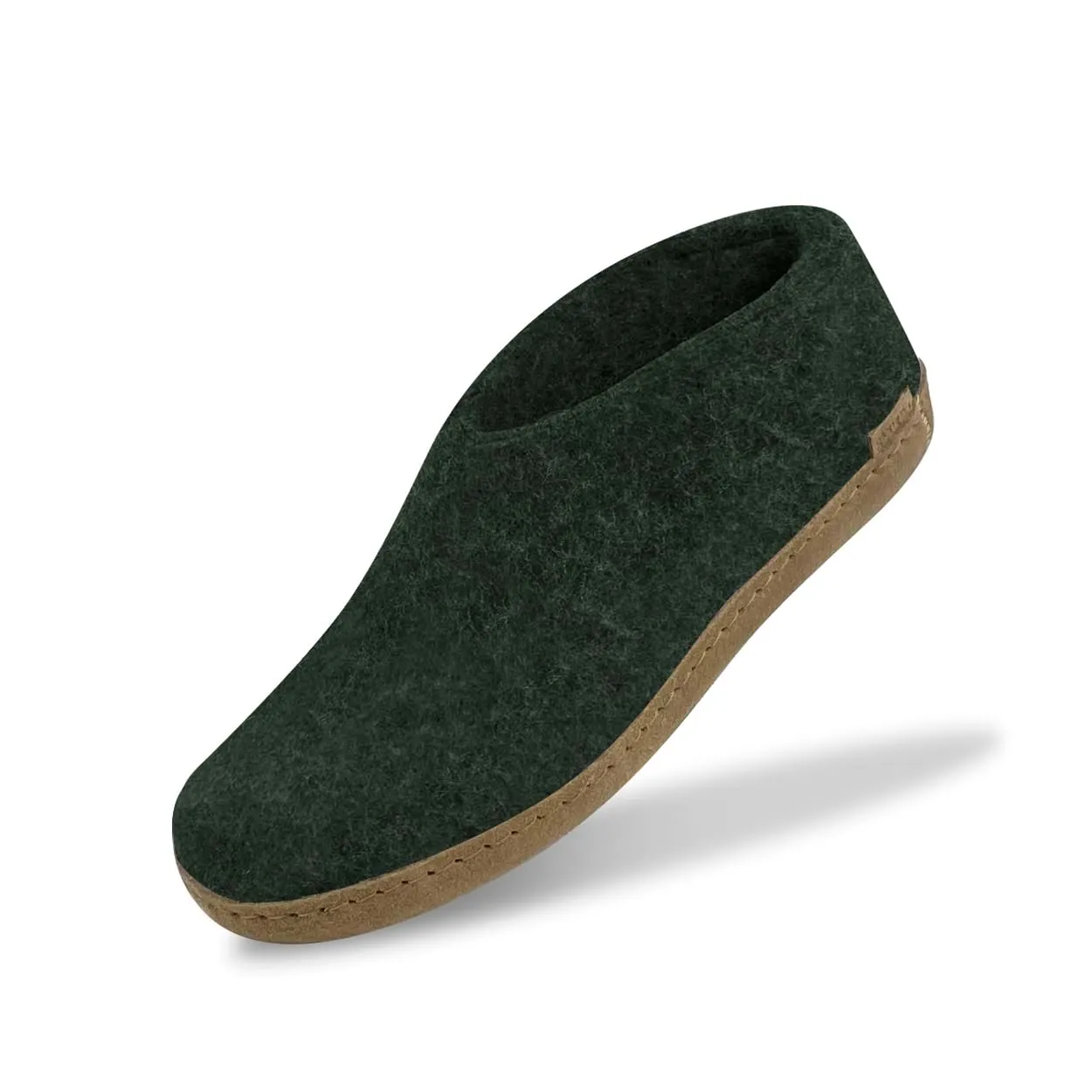 Shoe with leather sole - Forest