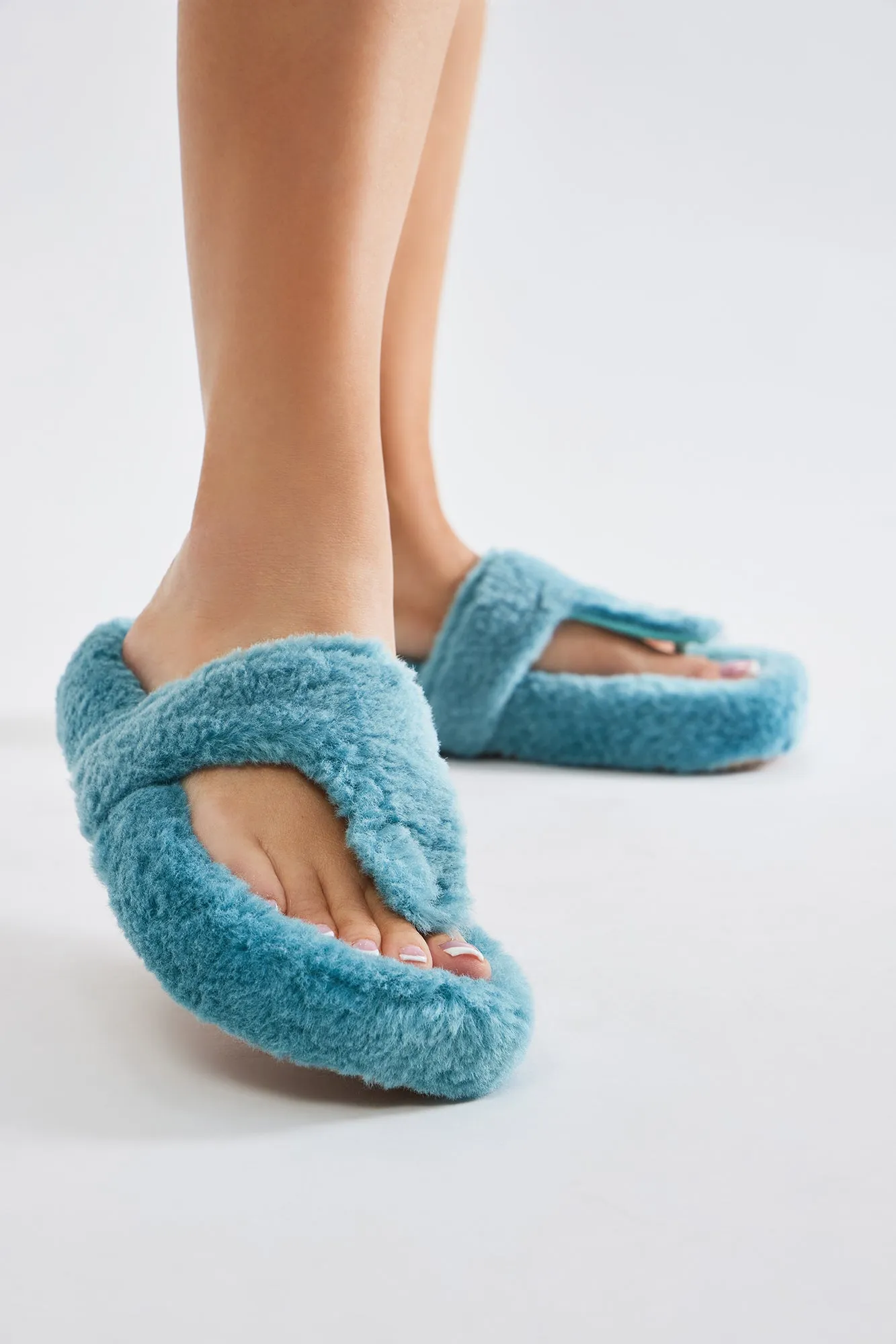 Sleepover Ready Slippers - Blue