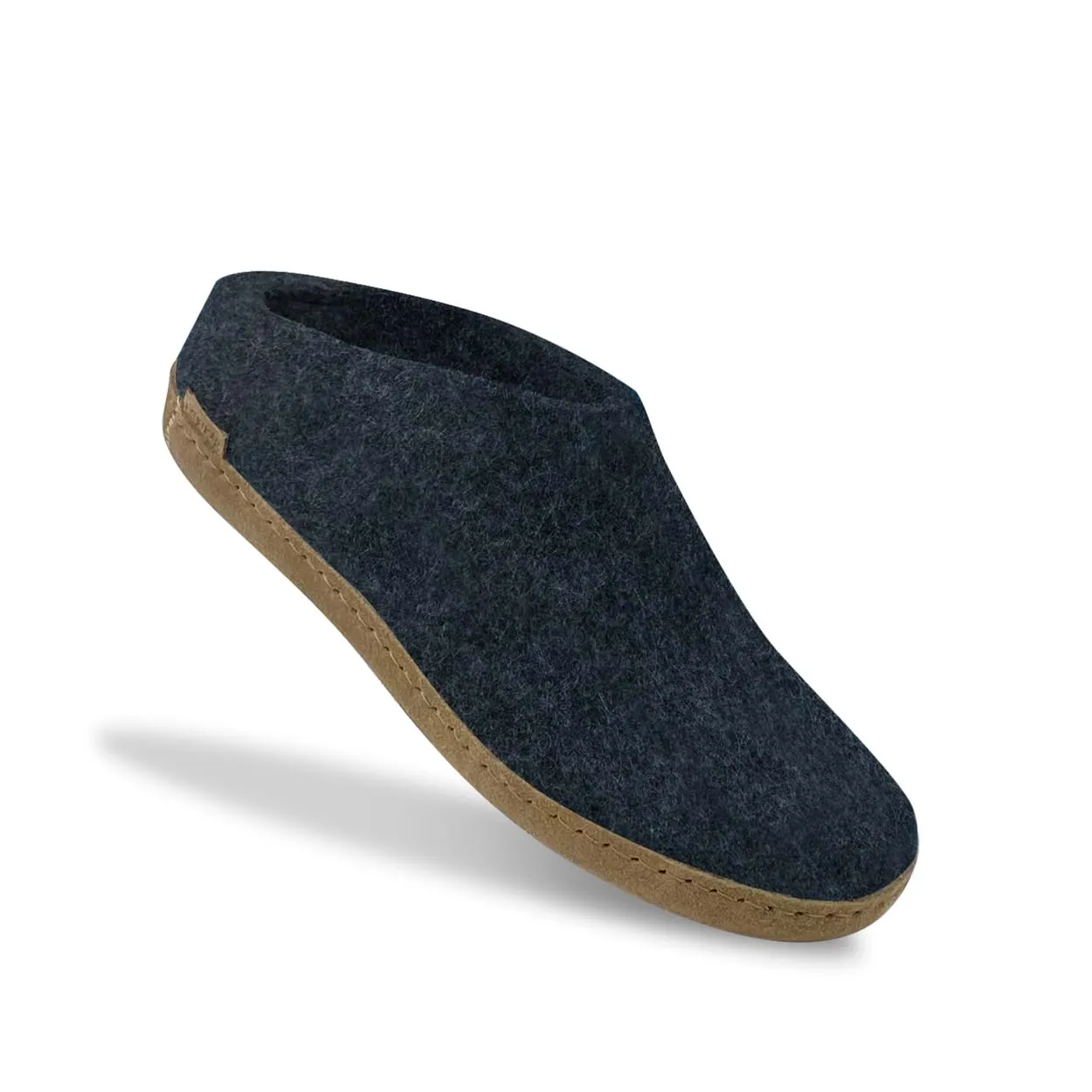 Slip-on with leather sole - Denim