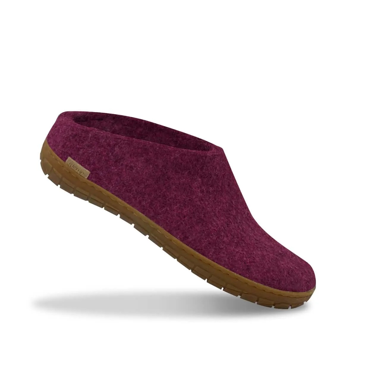 Slip-on with natural rubber sole - honey - Cranberry