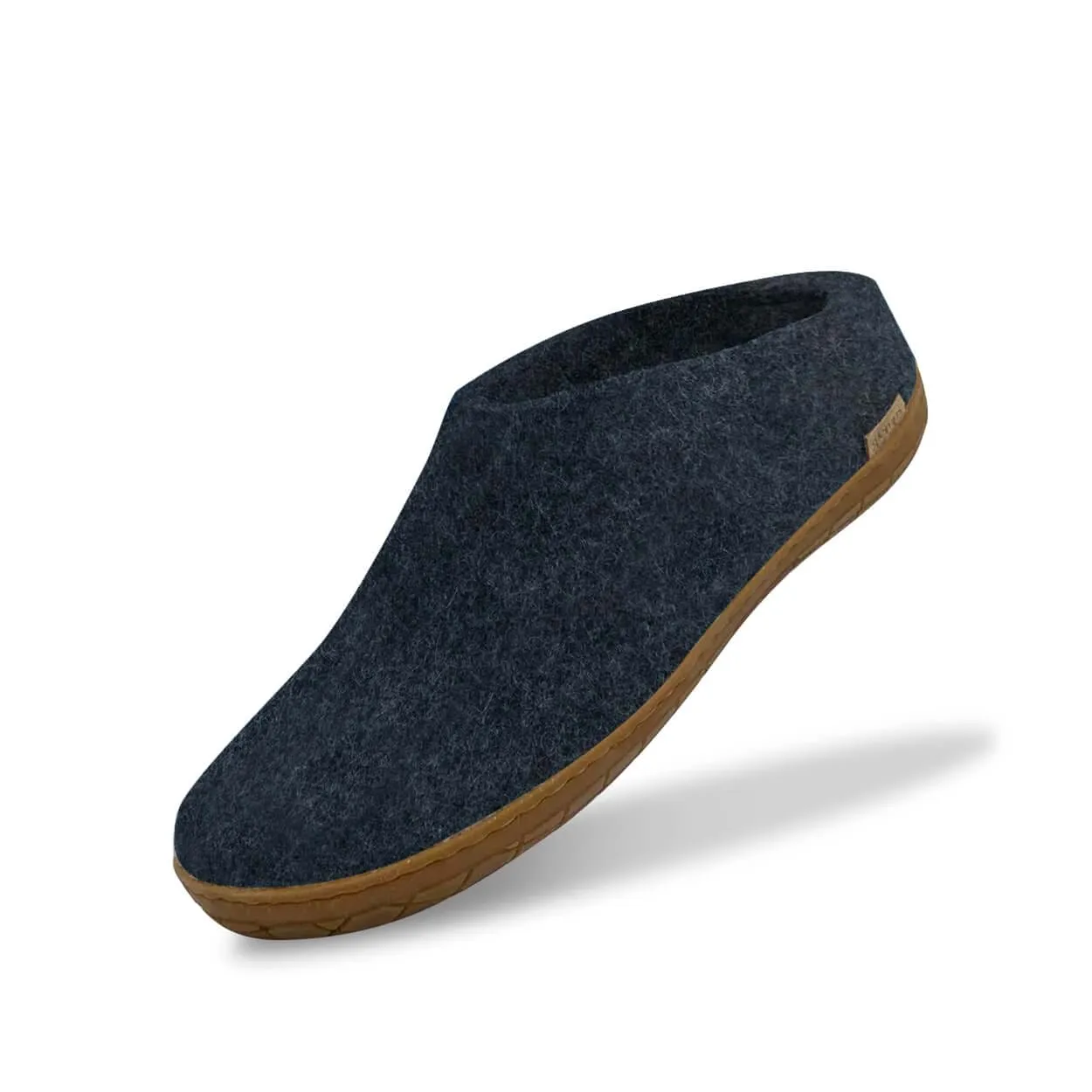 Slip-on with natural rubber sole - honey - Denim