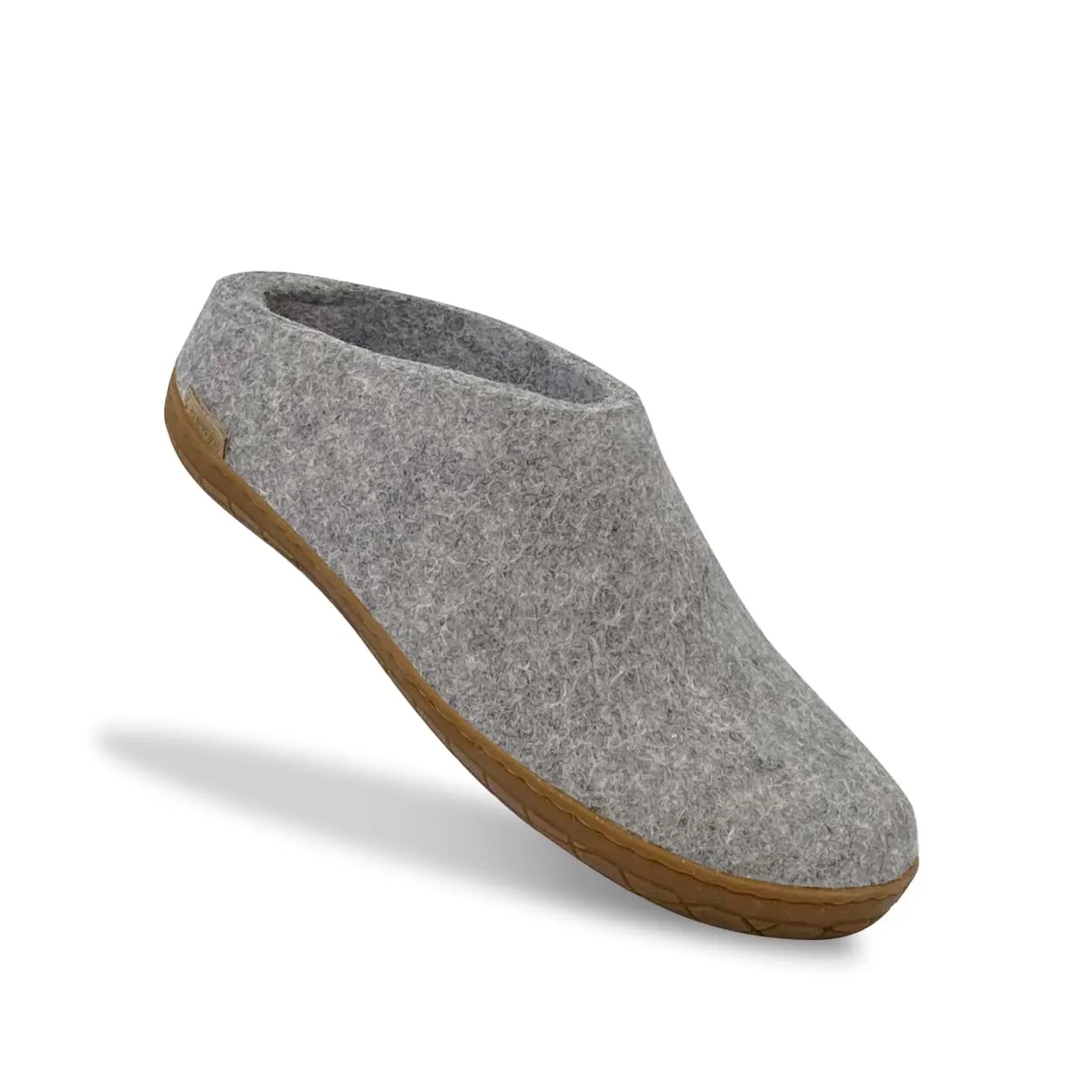 Slip-on with natural rubber sole - honey - Grey