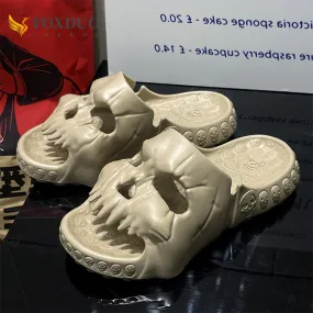 Spring Skull Slippers