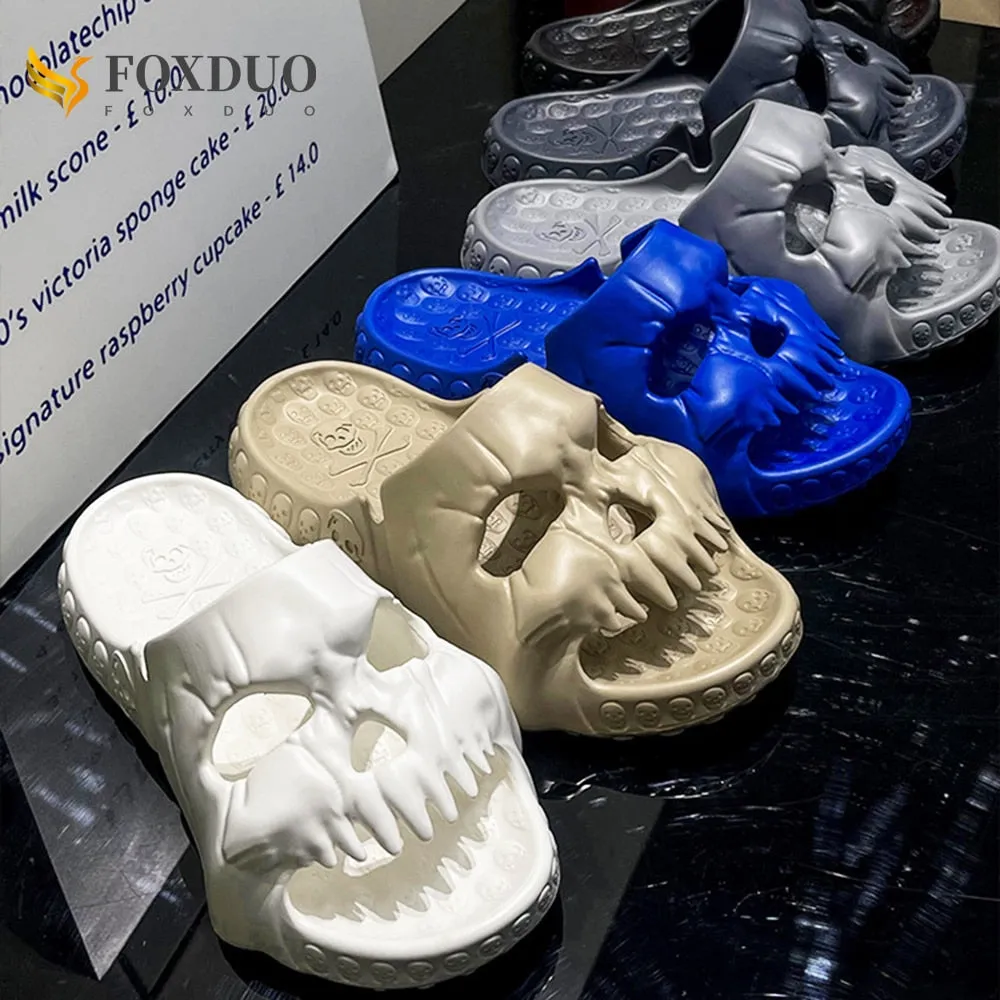 Spring Skull Slippers