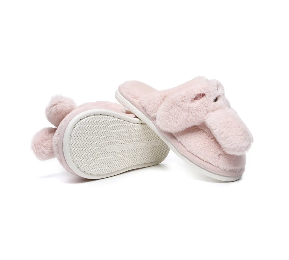 TARRAMARRA Ultra Plush Bunny Strap Slippers