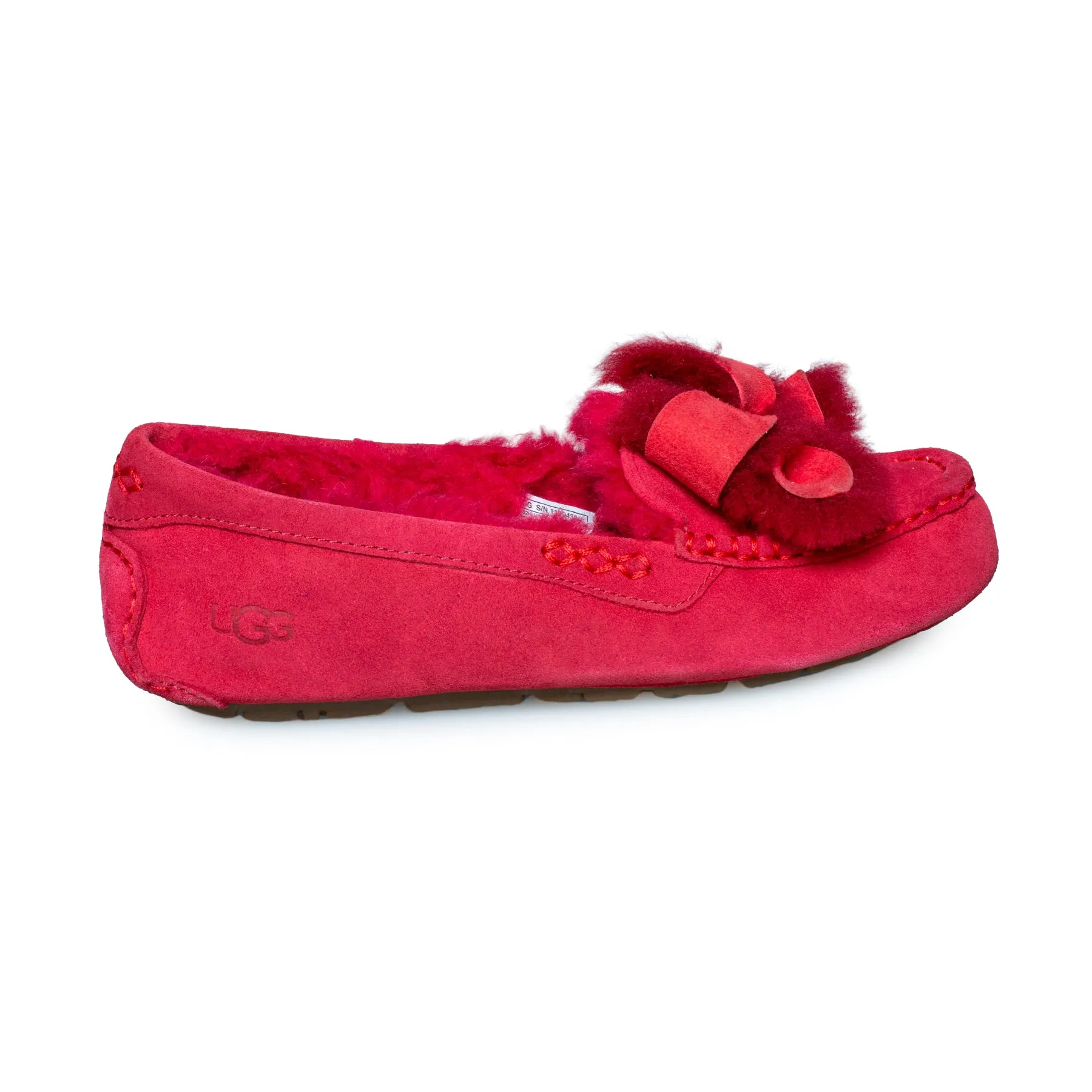 UGG Ansley Heritage Bow Ribbon Red Slippers - Women's