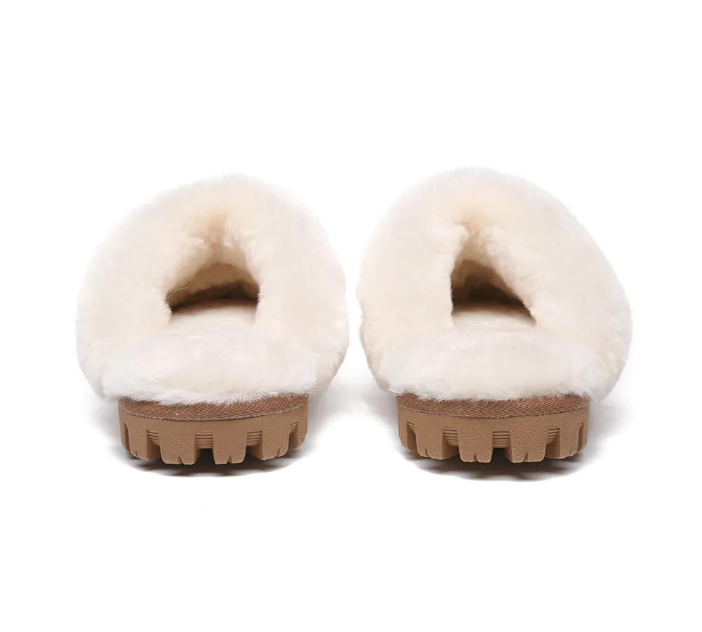 UGG AUSTRALIAN SHEPHERD Double Face Sheepskin Wool Slippers Suzie Scuff