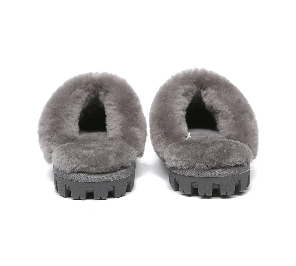 UGG AUSTRALIAN SHEPHERD Double Face Sheepskin Wool Slippers Suzie Scuff