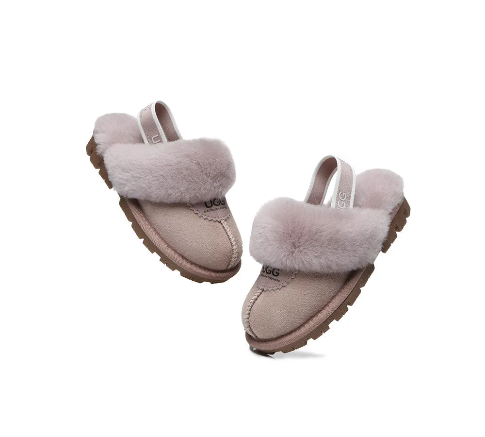 UGG Australian Shepherd Kids Slingback Ugg Slipper Waffle Plus