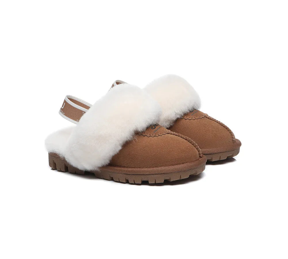 UGG Australian Shepherd Kids Slingback Ugg Slipper Waffle Plus