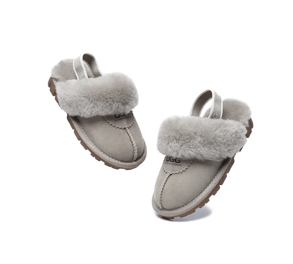 UGG Australian Shepherd Kids Slingback Ugg Slipper Waffle Plus